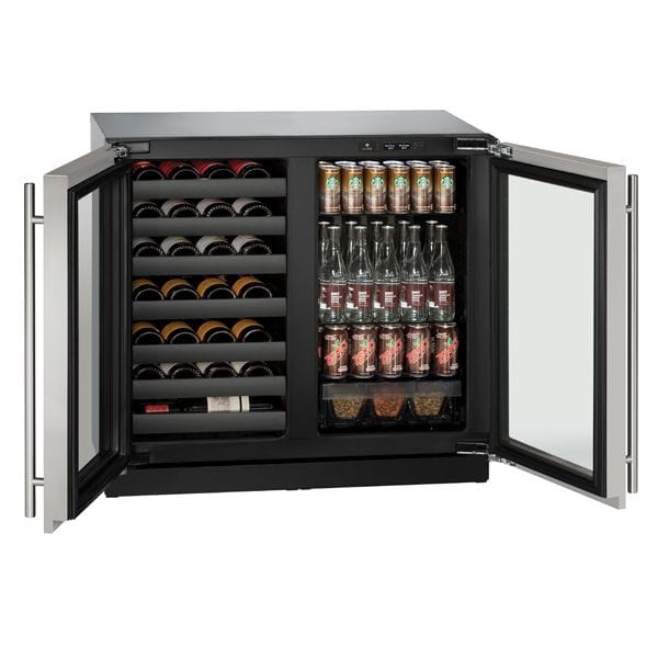 U-Line 3036BVWC 36" Beverage Center Integrated Frame I Luxury Appliances Direct