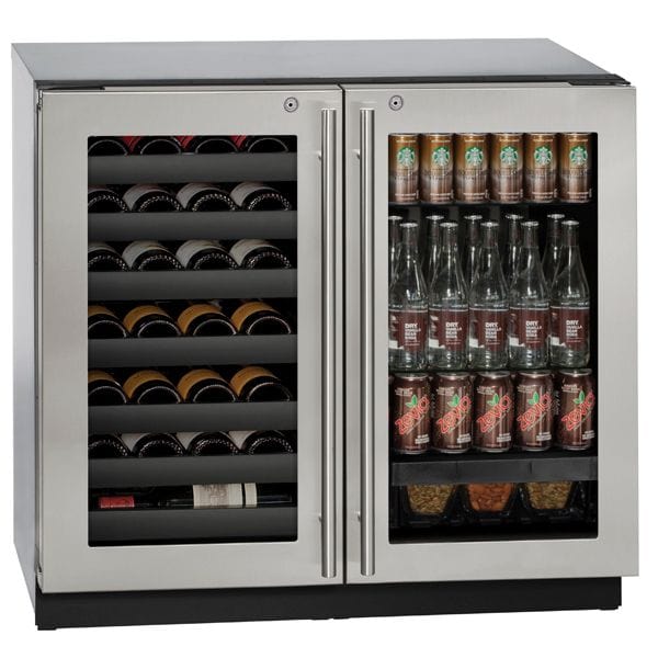 U-Line 3036BVWC 36" Beverage Center Integrated Frame I Luxury Appliances Direct