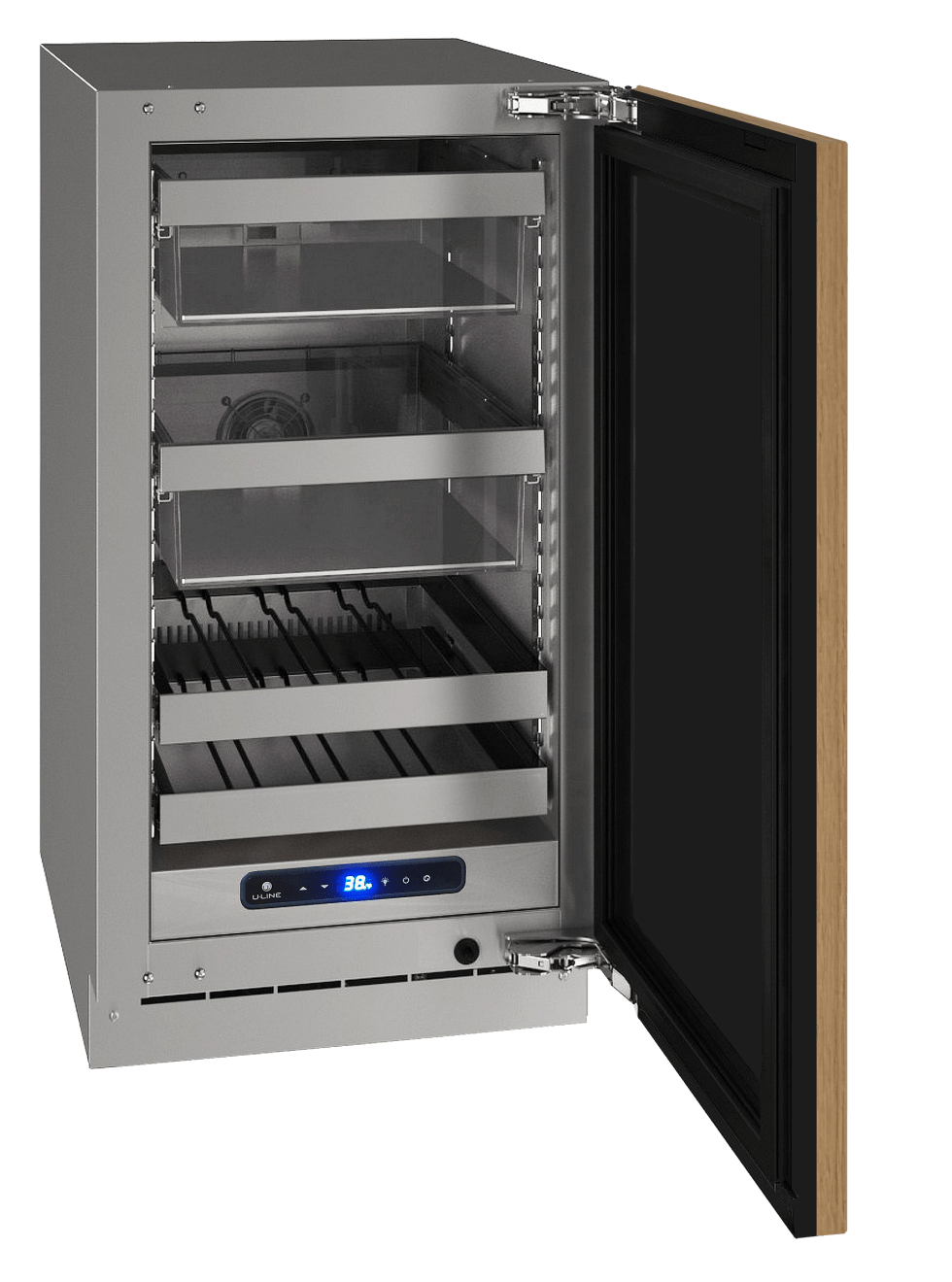 U-Line HBV518 18" Beverage Center Reversible Hinge Integrated Frame I Luxury Appliances Direct