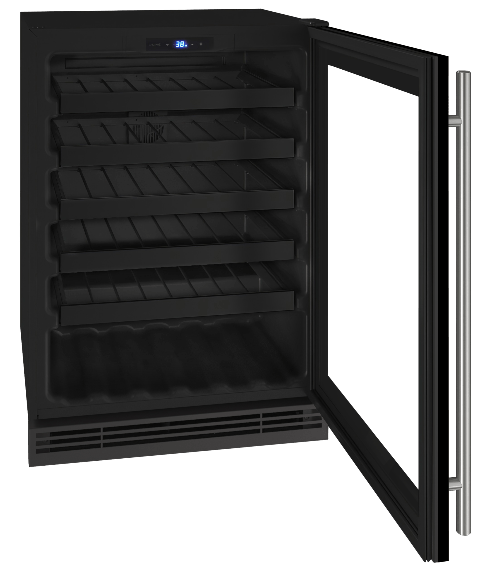 U-Line HWC124 24" Wine Refrigerator Reversible Hinge I Luxury Appliances Direct