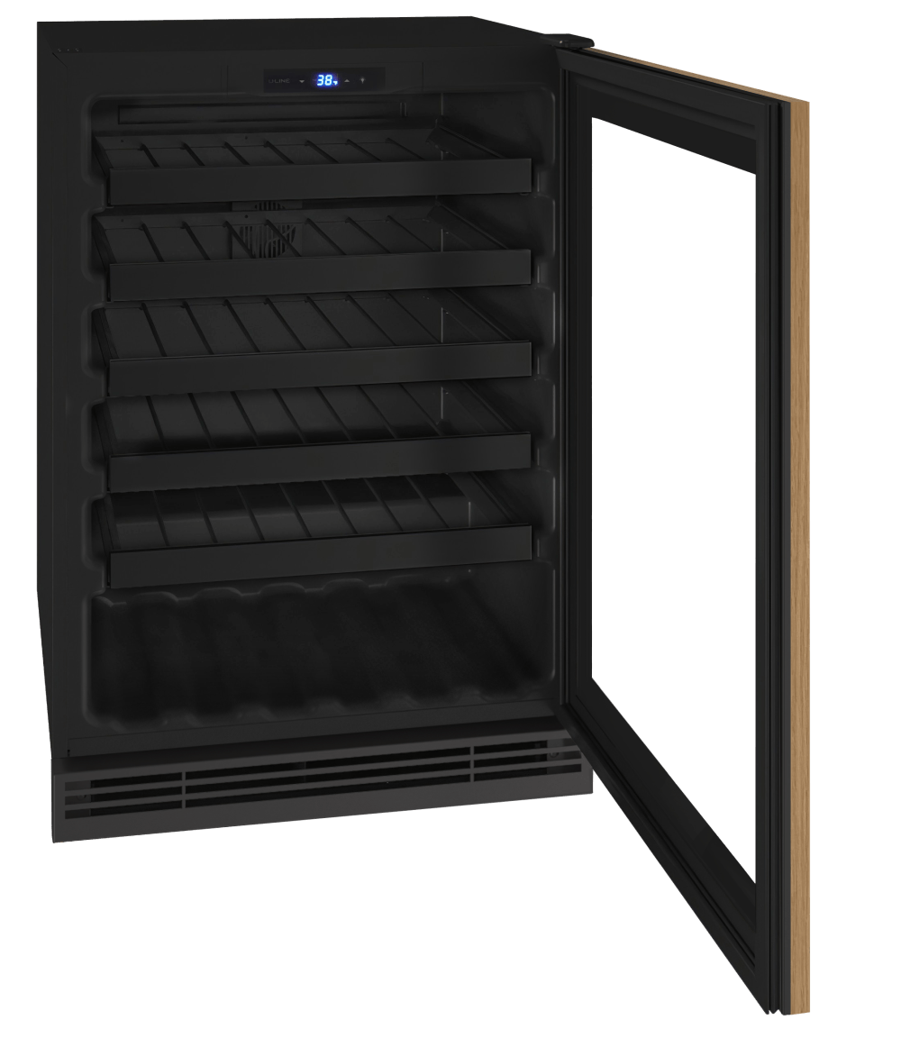 U-Line HWC124 24" Wine Refrigerator Reversible Hinge I Luxury Appliances Direct