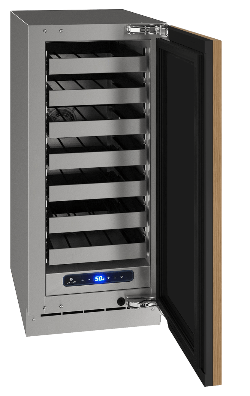 U-Line HWC515 15" Wine Refrigerator Reversible Hinge I Luxury Appliances Direct