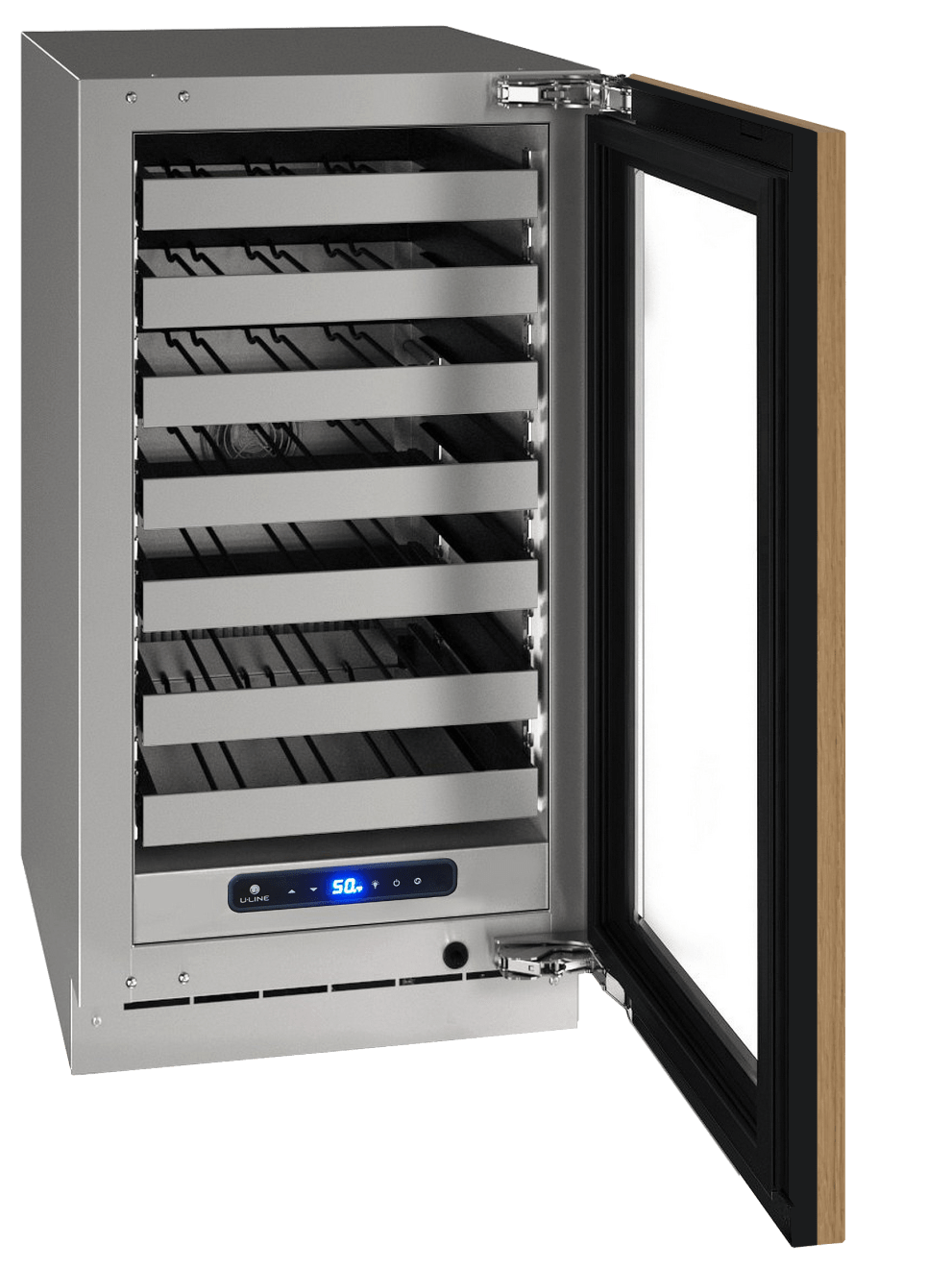 U-Line HWC518 18" Wine Refrigerator Reversible Hinge I Luxury Appliances Direct