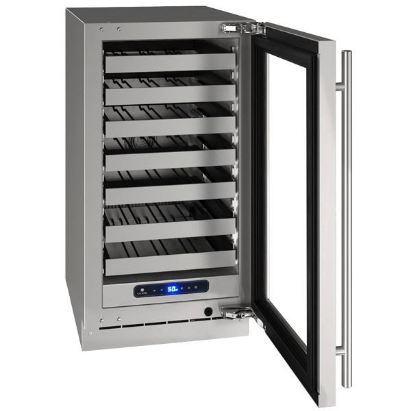 U-Line HWC518 18" Wine Refrigerator Reversible Hinge I Luxury Appliances Direct