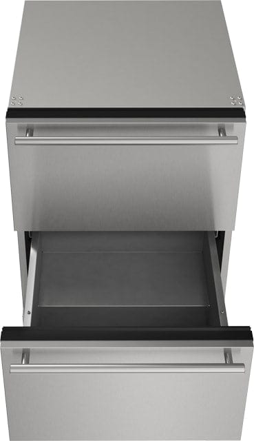 U-Line ODR124 24" Outdoor Refrigerator Drawers Stainless Solid I Luxury Appliances Direct