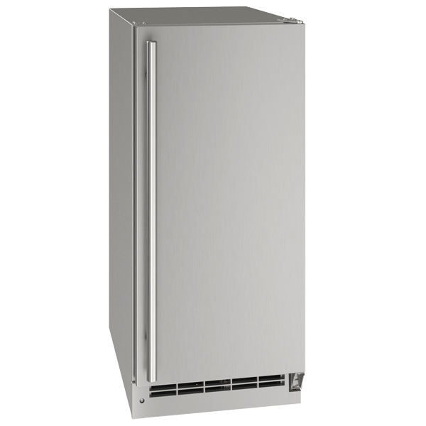 U-Line ORE115 15" Outdoor Refrigerator Reversible Hinge Stainless Solid I Luxury Appliances Direct