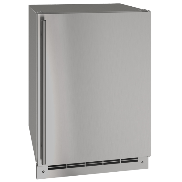 U-Line ORE124 24" Outdoor Refrigerator Reversible Hinge Stainless Solid I Luxury Appliances Direct