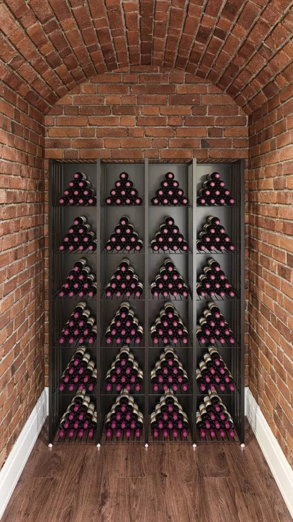 VintageView Case and Crate Bin 6, Freestanding 384 Bottles/3 Extensions Wine Bottle Storage CC2-BIN-T4-K I Luxury Appliances Direct