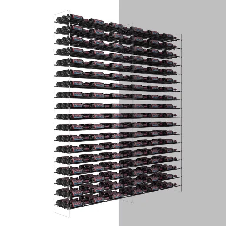 VintageView Evolution Freestanding Metal and Acrylic Wine Rack Base 162 Bottles WT-92-X-K I Luxury Appliances Direct