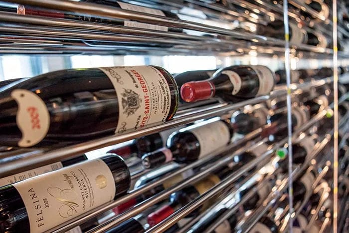 VintageView Evolution Freestanding Metal and Acrylic Wine Rack Tower 47 3C 162 Bottles/1 Extension WT-47-B1X I Luxury Appliances Direct