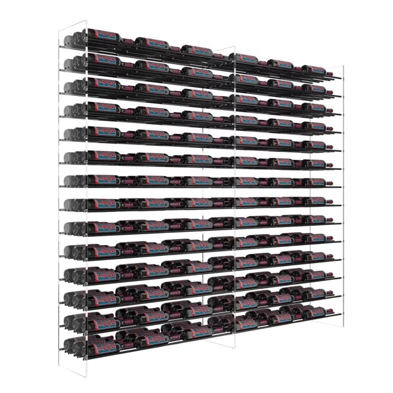 VintageView Evolution Freestanding Metal and Acrylic Wine Rack Tower 72 3C 252 Bottles/1 Extension WT-72-B1X I Luxury Appliances Direct