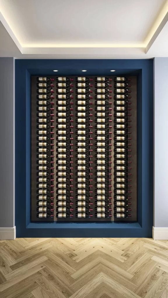 VintageView Feature Wall 240 Bottles Wall Mounted Metal Wine Rack Kit WS-WK-82 I Luxury Appliances Direct