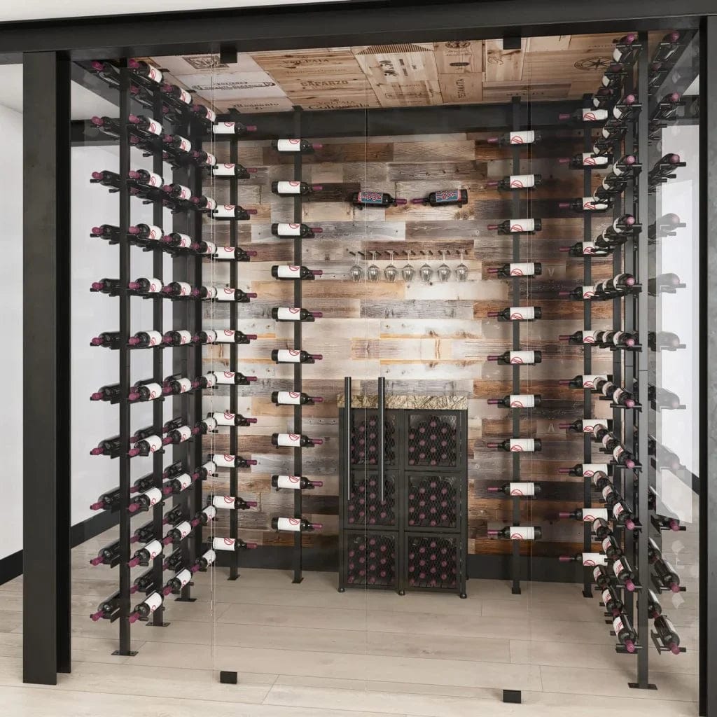 VintageView Wine Case & Crate Locker 3 144 Bottles/2 Extensions Freestanding Wine Locker CC2-LOCKER-S3-K I Luxury Appliances Direct