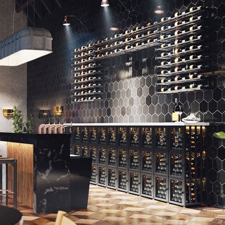 VintageView Wine Case & Crate Locker 3 192 Bottles/3 Extensions Freestanding Wine Locker CC2-LOCKER-S4-K I Luxury Appliances Direct