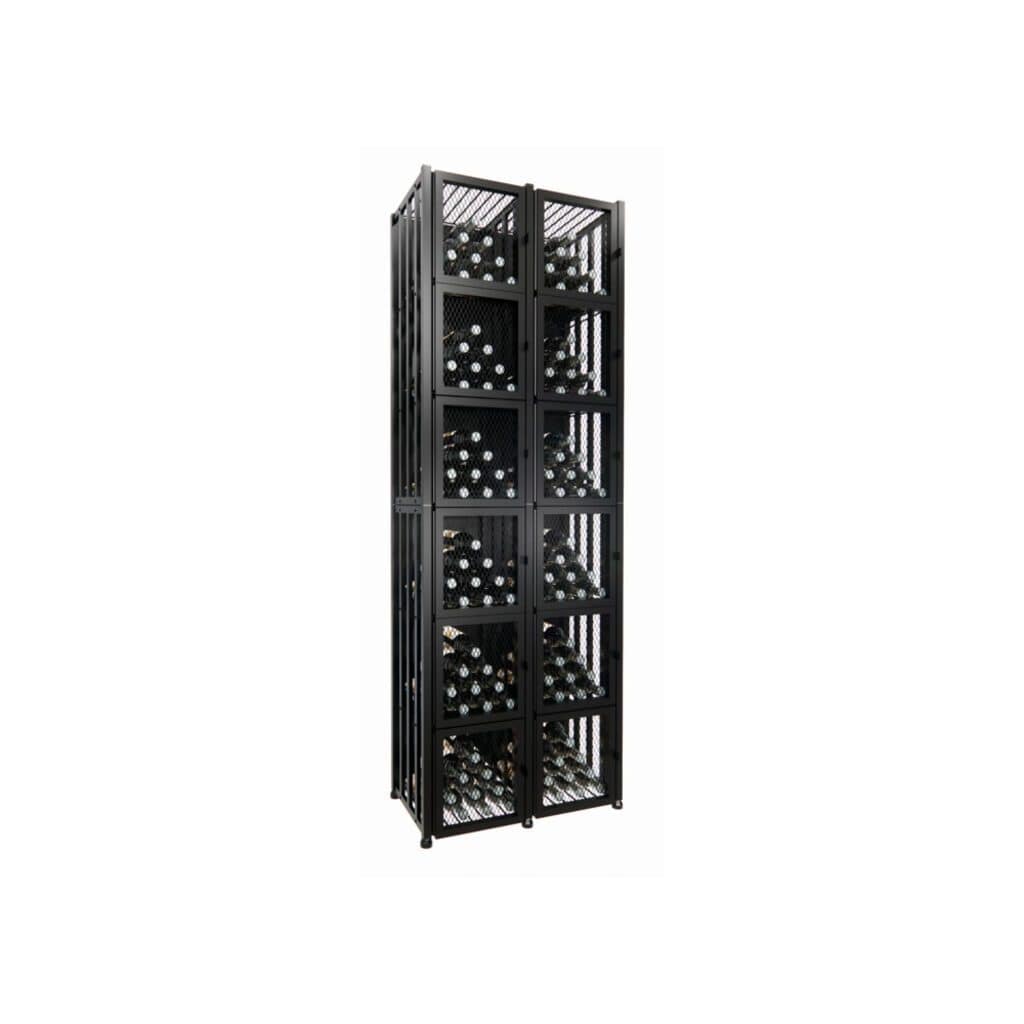 VintageView Wine Case & Crate Locker 6 Freestanding 192 Bottles/1 Extension Wine Bottle Lockers CC2-LOCKER-T2-K I Luxury Appliances Direct