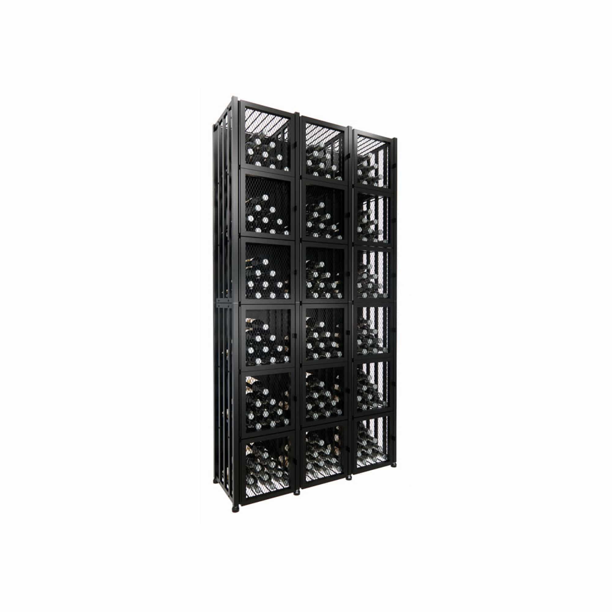 VintageView Wine Case & Crate Locker 6 Freestanding 288 Bottles/2 Extensions Wine Bottle Lockers CC2-LOCKER-T3-K I Luxury Appliances Direct