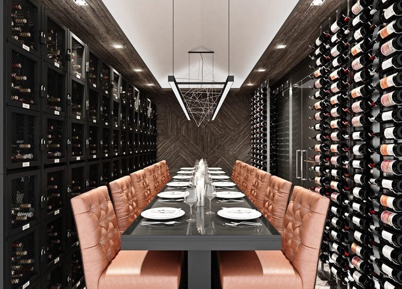 VintageView Wine Case & Crate Locker 6 Freestanding 288 Bottles/2 Extensions Wine Bottle Lockers CC2-LOCKER-T3-K I Luxury Appliances Direct