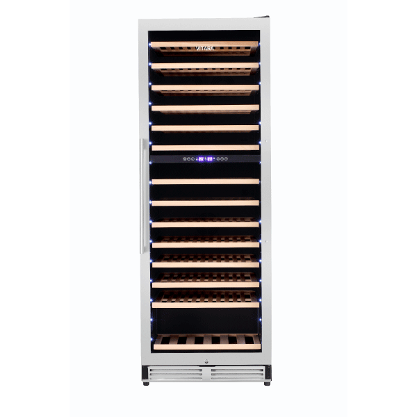 Vitara 24" Column Dual Zone Wine Cooler VBWC1541D I Luxury Appliances Direct