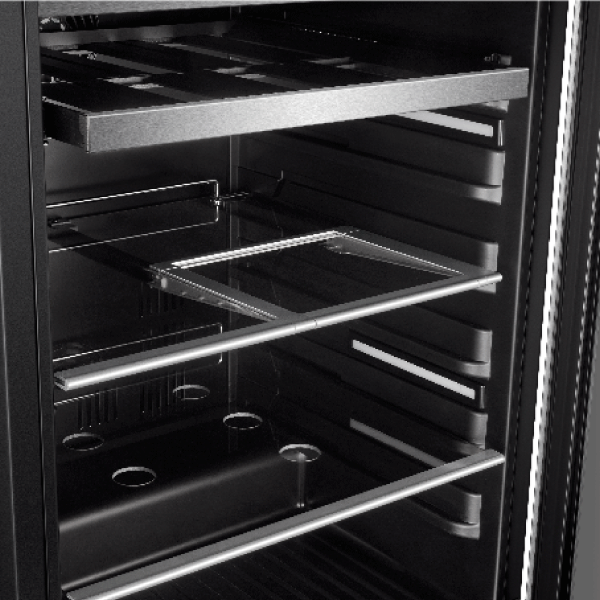 Vitara 24" Retractable Shelf Beverage Cooler VBBW1050R I Luxury Appliances Direct