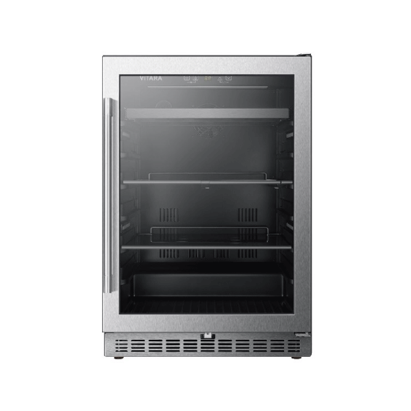Vitara 24" Retractable Shelf Beverage Cooler VBBW1050R I Luxury Appliances Direct