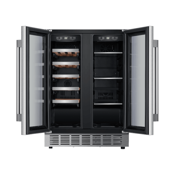 Vitara 24" Side By Side Wine-Beverage Center VBWC4002SB I Luxury Appliances Direct