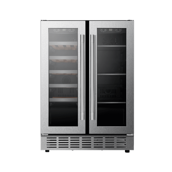 Vitara 24" Side By Side Wine-Beverage Center VBWC4002SB I Luxury Appliances Direct