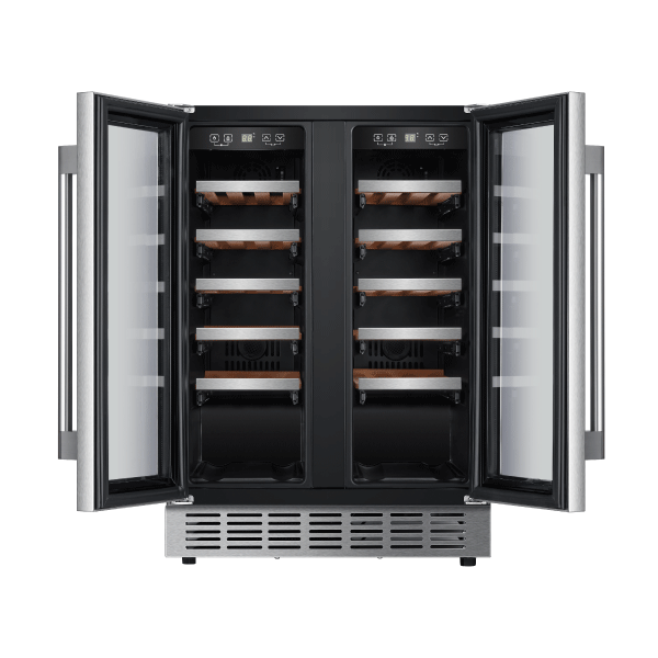 Vitara 24" Side By Side Wine Cooler VBWC4001SB I Luxury Appliances Direct