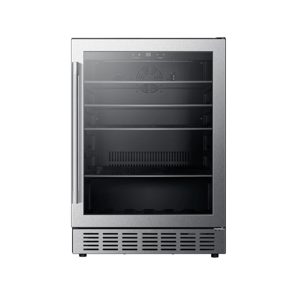 Vitara 24" Stainless Steel Beverage Cooler VBBW1300S I Luxury Appliances Direct