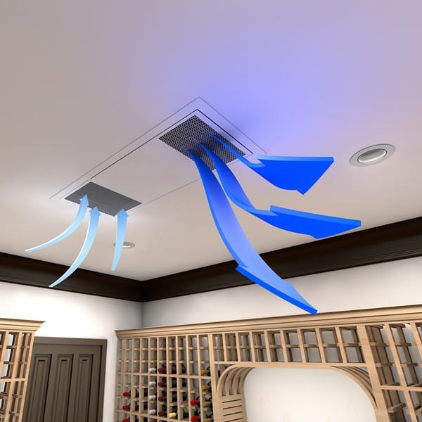 WhisperKOOL Ceiling Mount 8000 Ductless Split System 220V High Efficiency I Luxury Appliances Direct