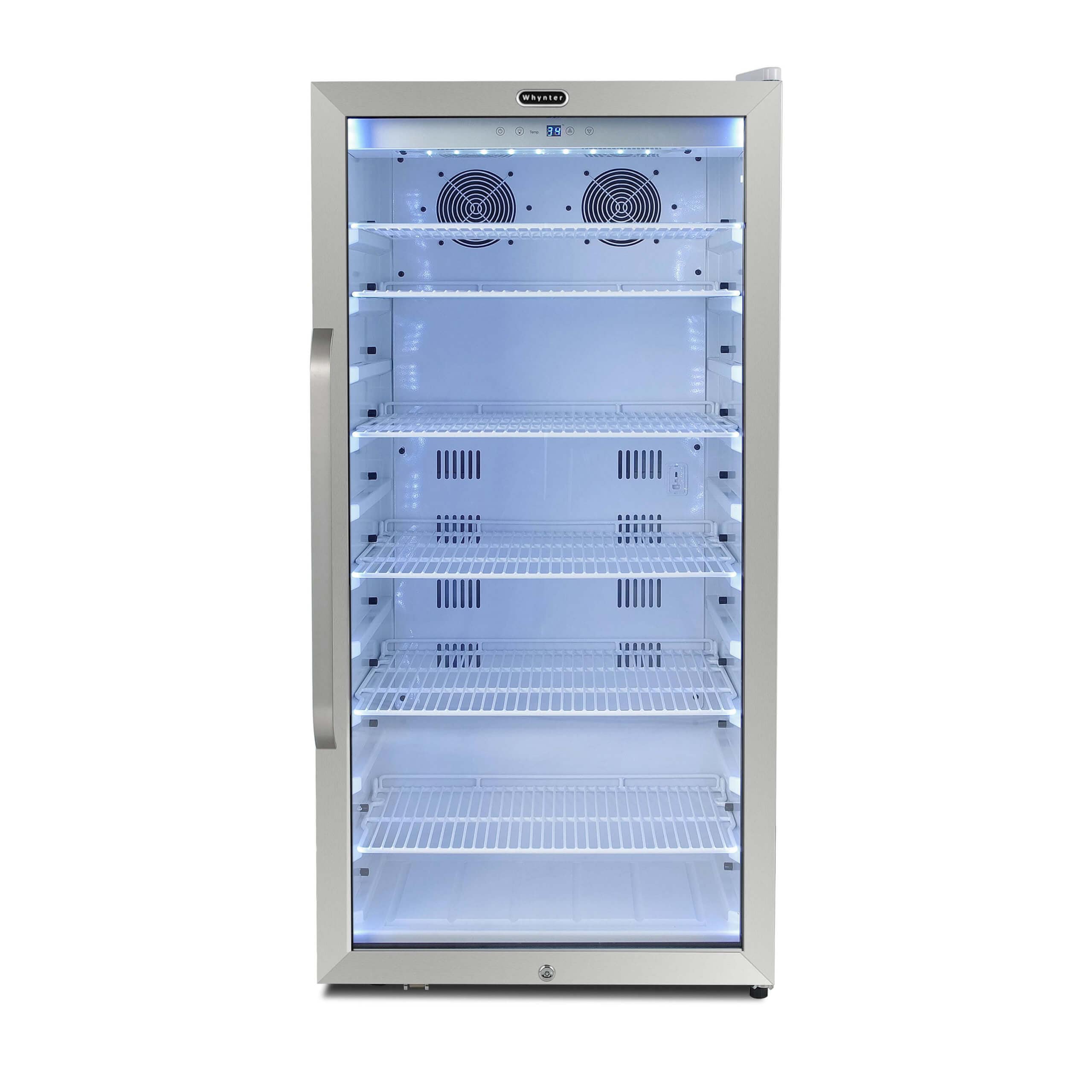 Whynter 10.6 Cubic Feet Freestanding Commercial Beverage Fridge CBM-1060XLW I Luxury Appliances Direct