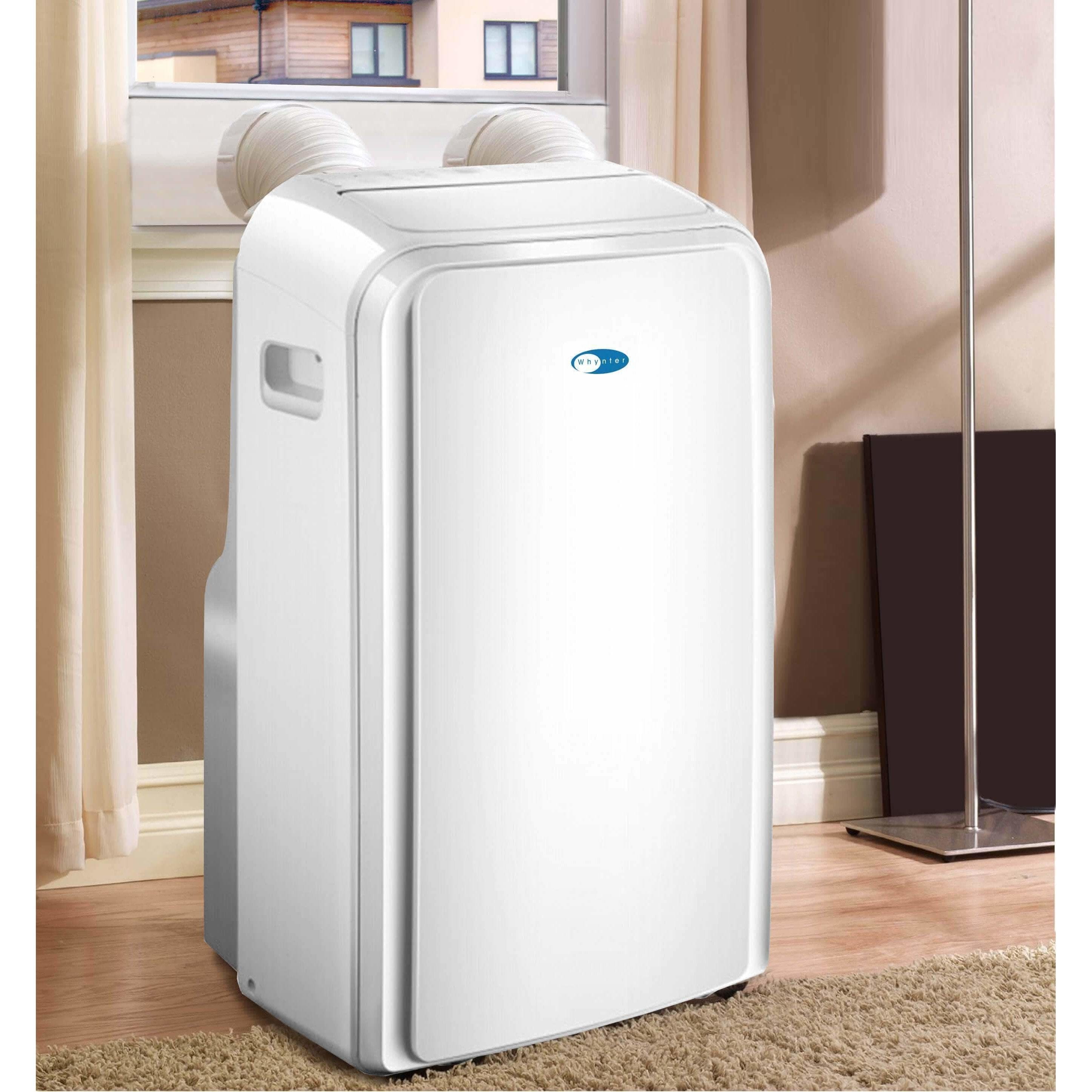 Whynter 12,000 BTU Dual Hose Portable Air Conditioner with 3M and Silvershield filter ARC-126MD I Luxury Appliances Direct