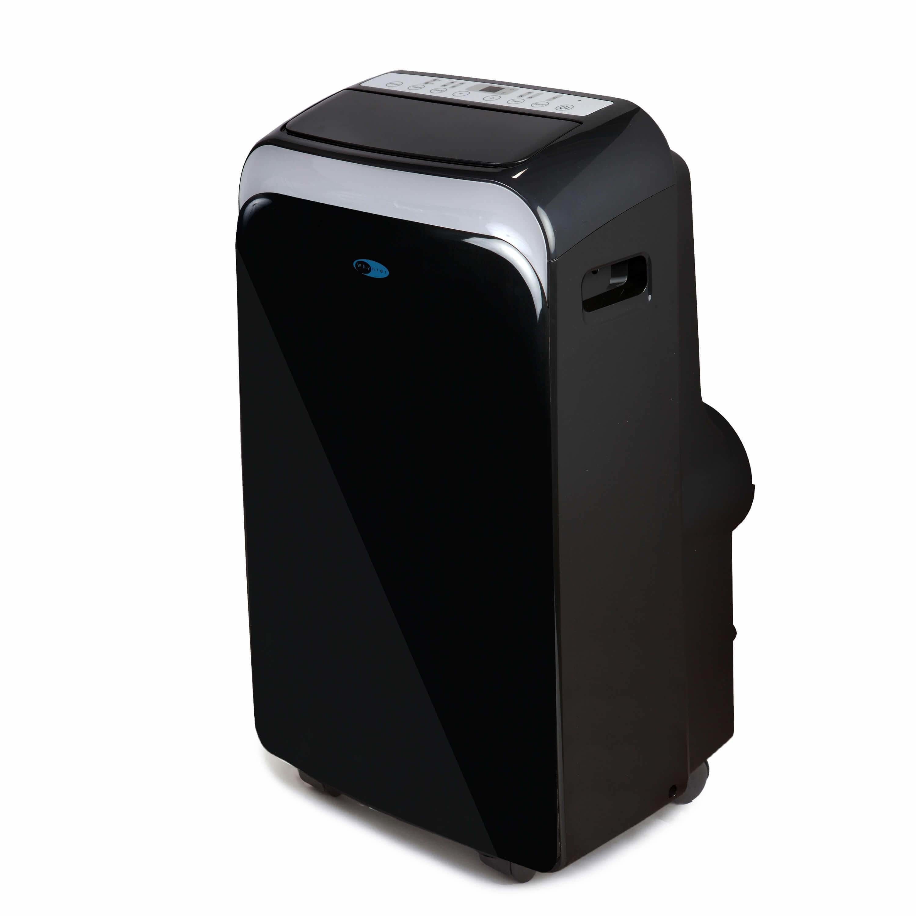 Whynter 12,000 BTU Dual Hose Portable Air Conditioner with 3M and Silvershield filter Black ARC-126MDB I Luxury Appliances Direct