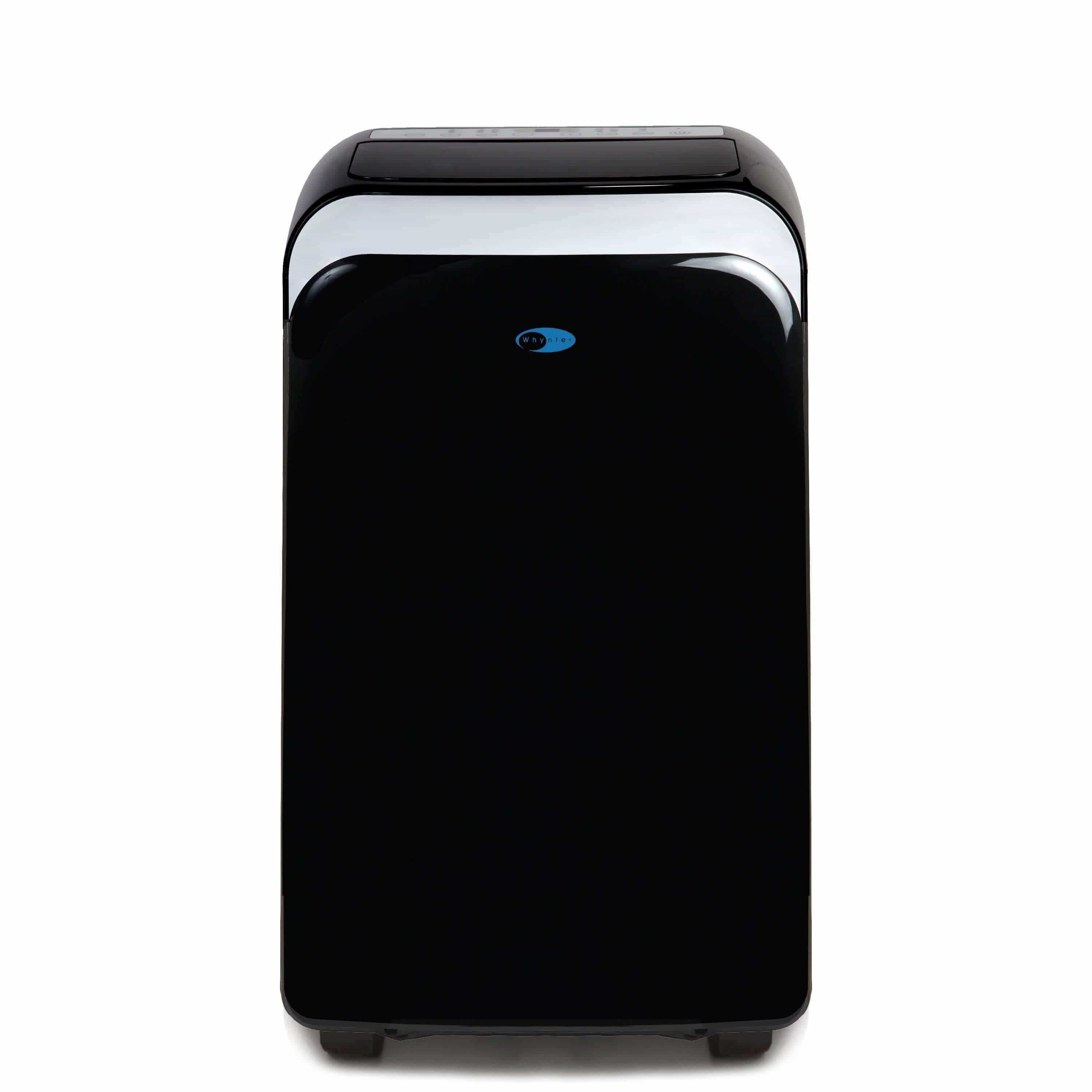 Whynter 12,000 BTU Dual Hose Portable Air Conditioner with 3M and Silvershield filter Black ARC-126MDB I Luxury Appliances Direct