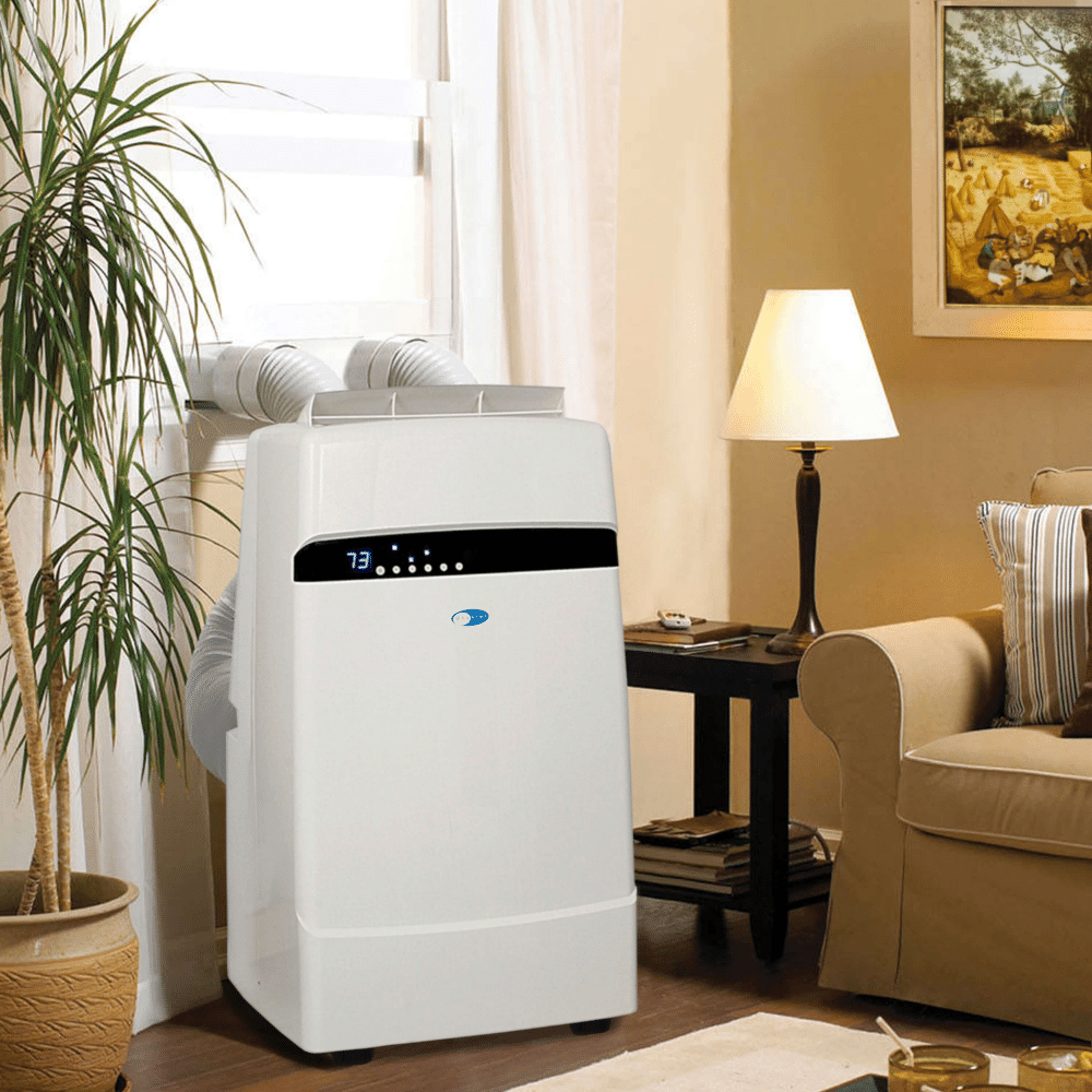 Whynter 12,000 BTU Dual Hose Portable Air Conditioner with Activated Carbon Filter ARC-12SD I Luxury Appliances Direct