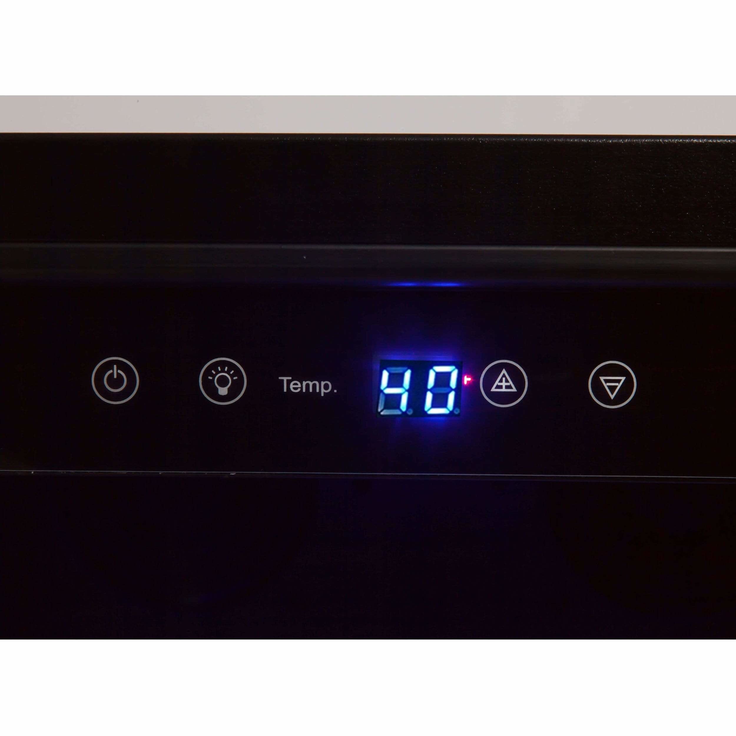 Whynter 124 Bottle Freestanding Wine Cabinet Refrigerator FWC-1201BB I Luxury Appliances Direct