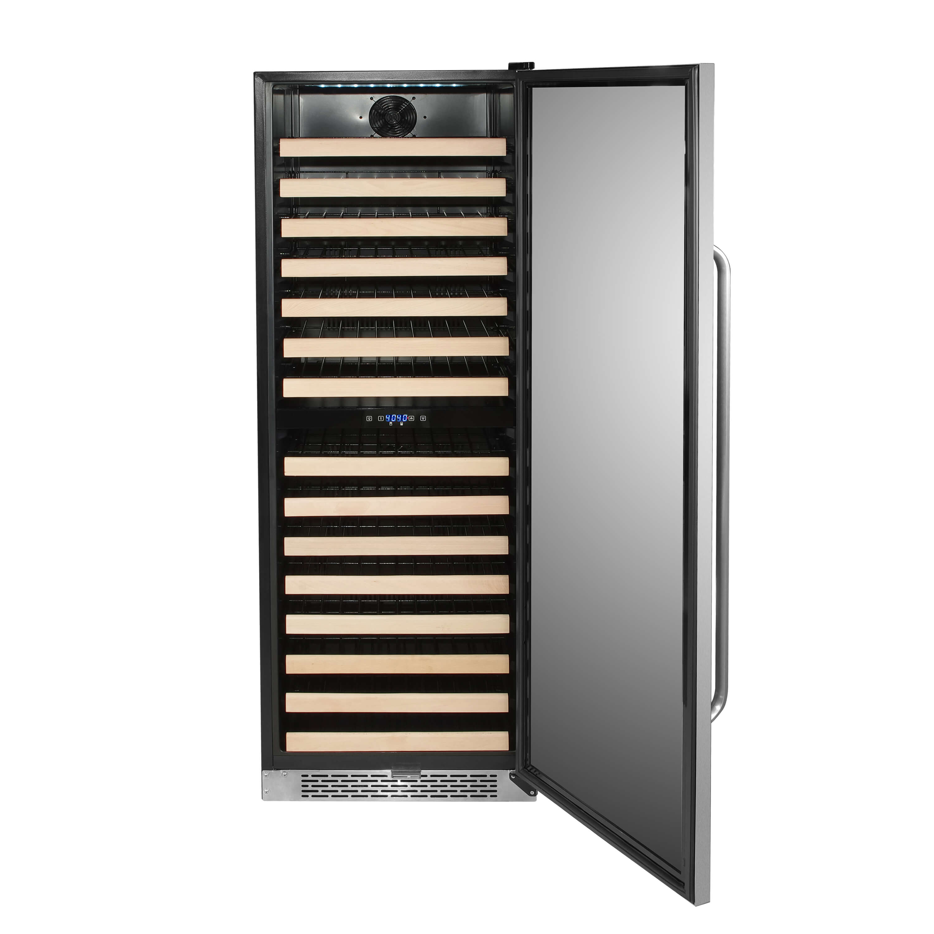 Whynter 164 Bottle Built-in Stainless Steel Dual Zone Compressor Wine Refrigerator BWR-1642DZ I Luxury Appliances Direct