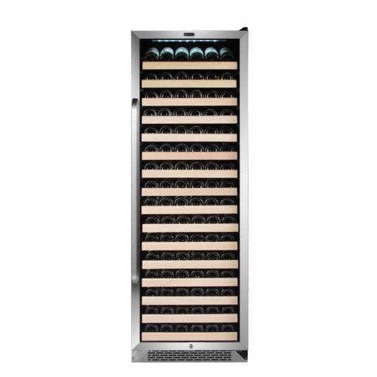 Whynter 166 Bottle Built-in Stainless Steel Compressor Wine Refrigerator BWR-1662SD I Luxury Appliances Direct