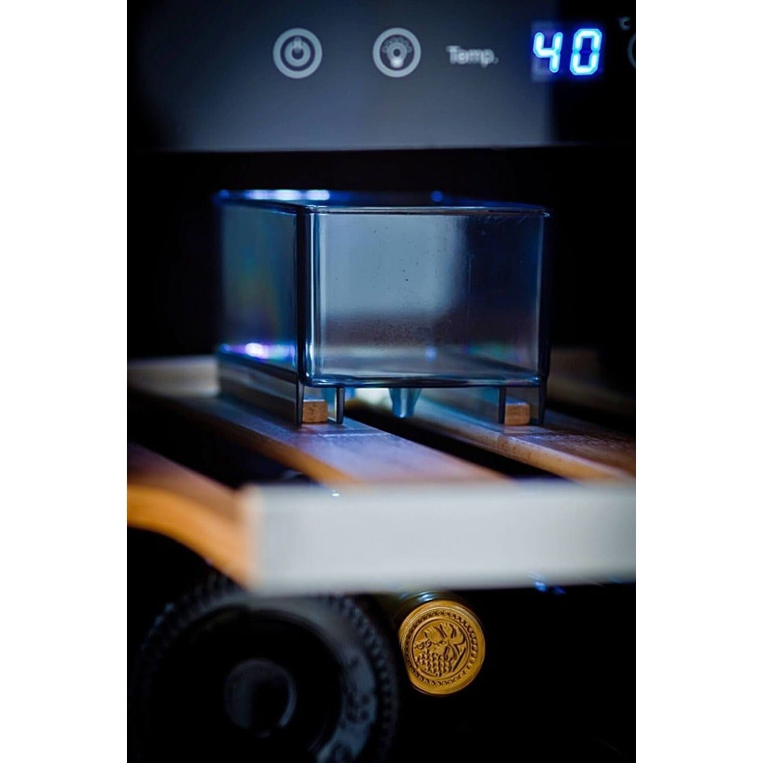 Whynter 18 Bottle Compressor Built-In Wine Refrigerator BWR-18SD I Luxury Appliances Direct