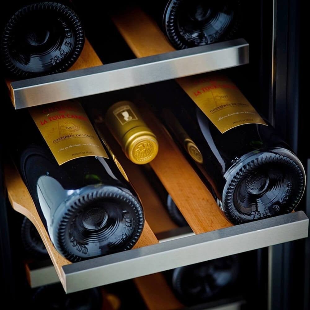 Whynter 18 Bottle Compressor Built-In Wine Refrigerator BWR-18SD I Luxury Appliances Direct
