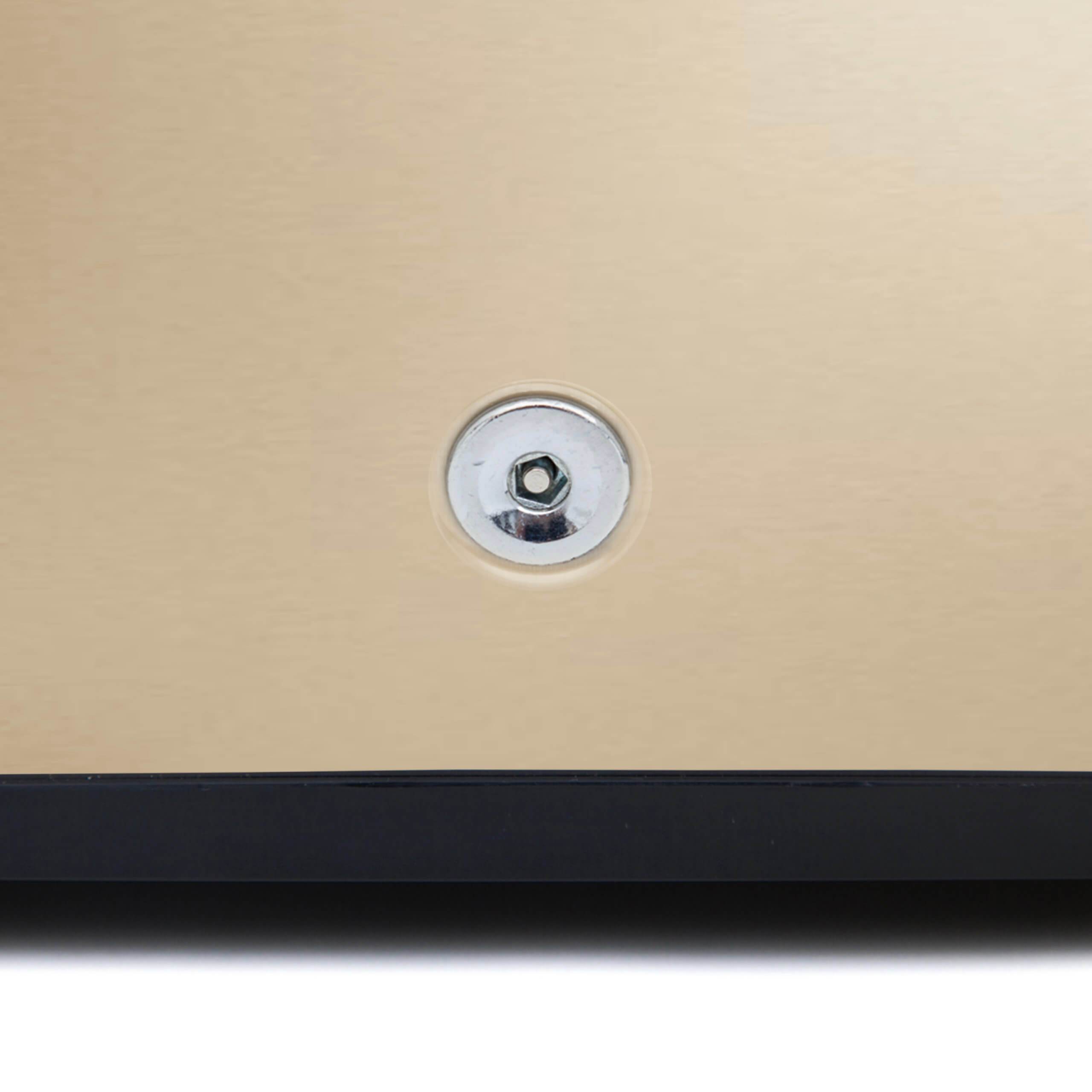 Whynter 2.1 cu.ft. Energy Star Rose Gold Upright Freezer with Lock CUF-210SSG I Luxury Appliances Direct