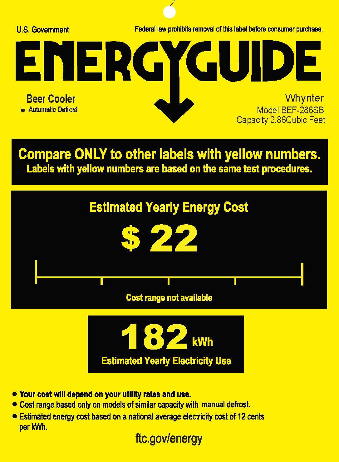 Whynter 2.9 cu. ft. Beer Keg Froster Beverage Refrigerator with Digital Controls BEF-286SB I Luxury Appliances Direct