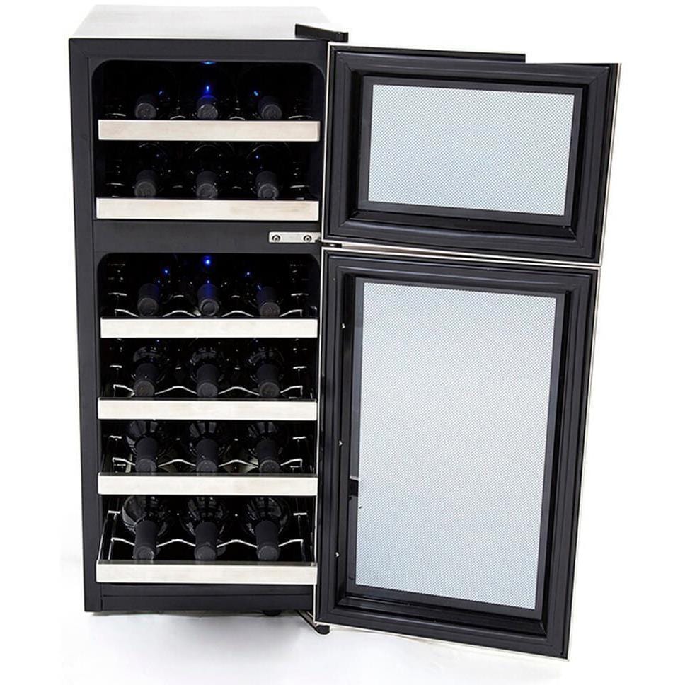 Whynter 21 Bottle Dual Temperature Zone
Touch Control Freestanding Wine Cooler WC-212BD I Luxury Appliances Direct