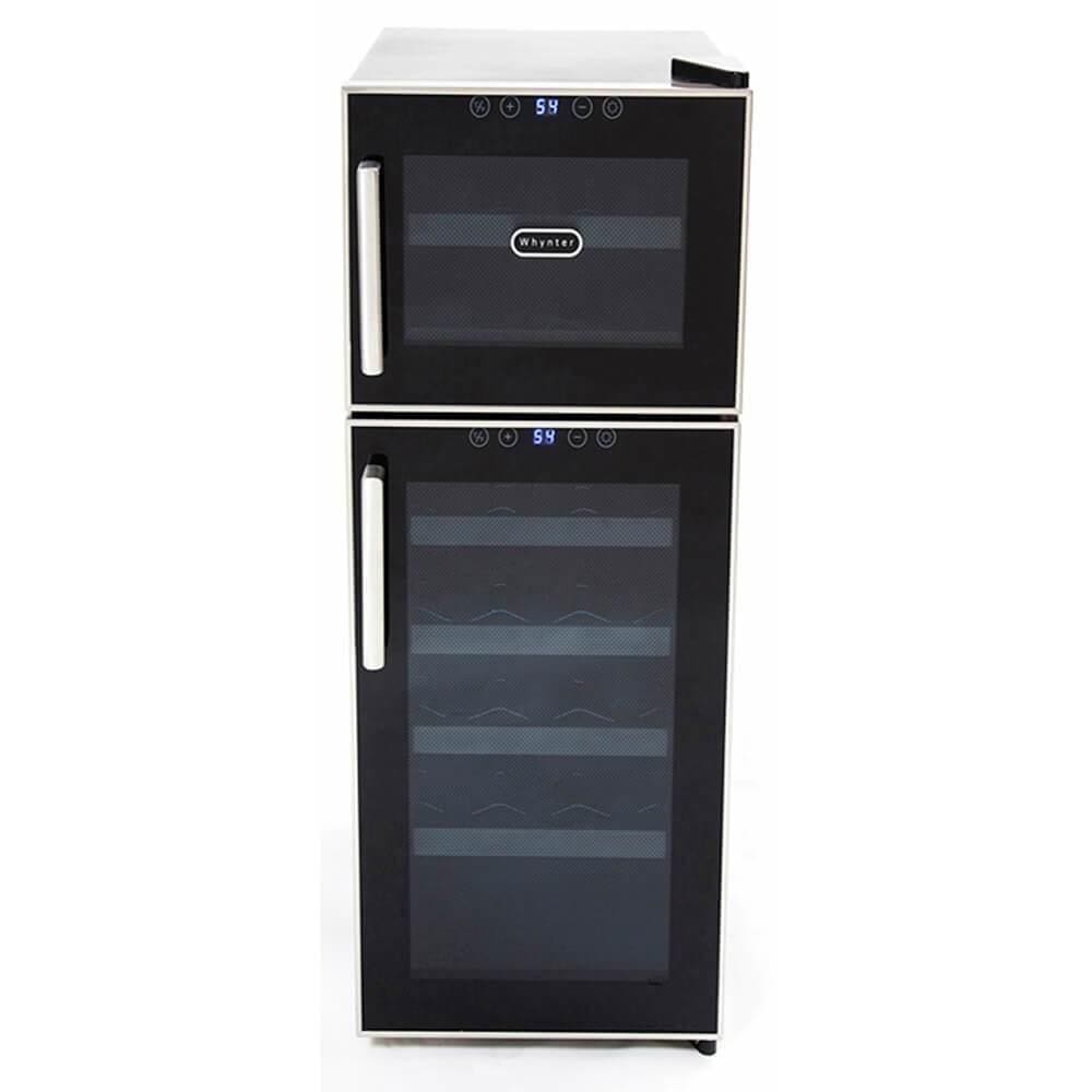 Whynter 21 Bottle Dual Temperature Zone
Touch Control Freestanding Wine Cooler WC-212BD I Luxury Appliances Direct