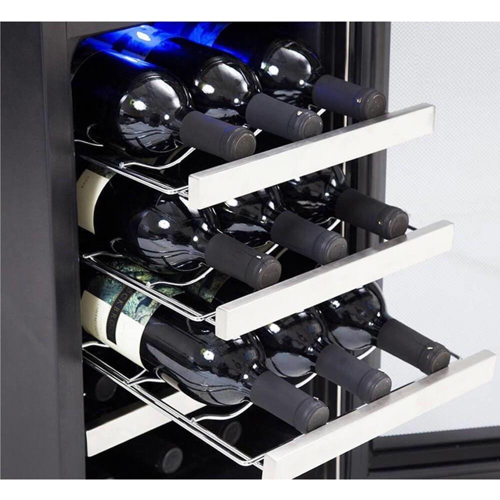 Whynter 21 Bottle Dual Temperature Zone
Touch Control Freestanding Wine Cooler WC-212BD I Luxury Appliances Direct