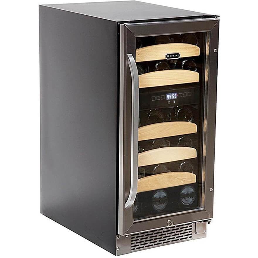 Whynter 28 bottle Dual Temperature Zone Built-In Wine Refrigerator BWR-281DZ I Luxury Appliances Direct