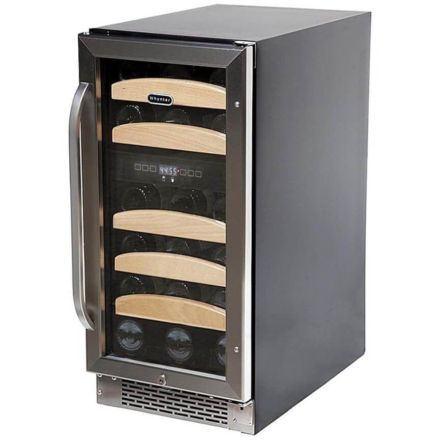 Whynter 28 bottle Dual Temperature Zone Built-In Wine Refrigerator BWR-281DZ I Luxury Appliances Direct