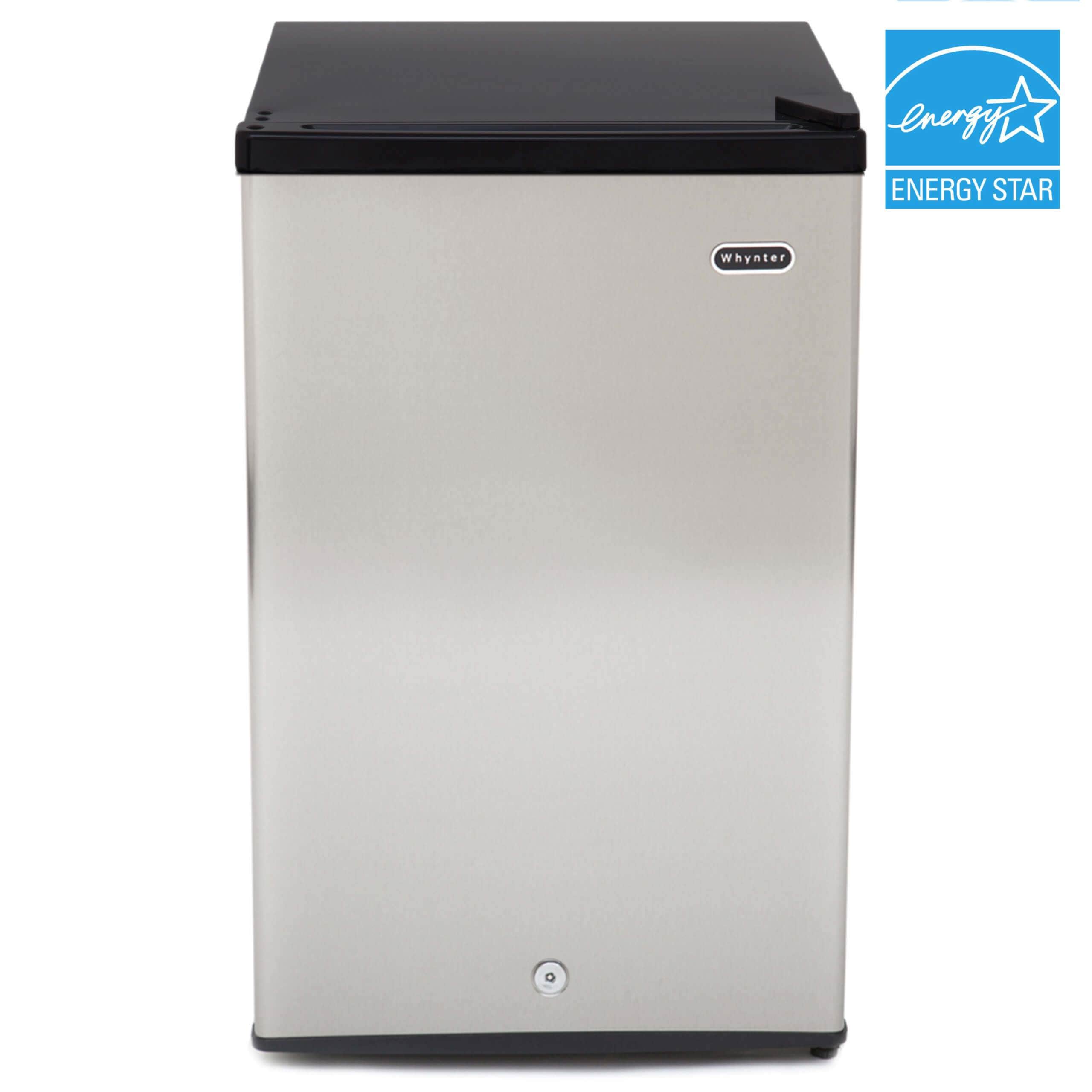 Whynter 3.0 cu.ft. Energy Star Stainless Steel Upright Freezer with Lock CUF-301SS I Luxury Appliances Direct