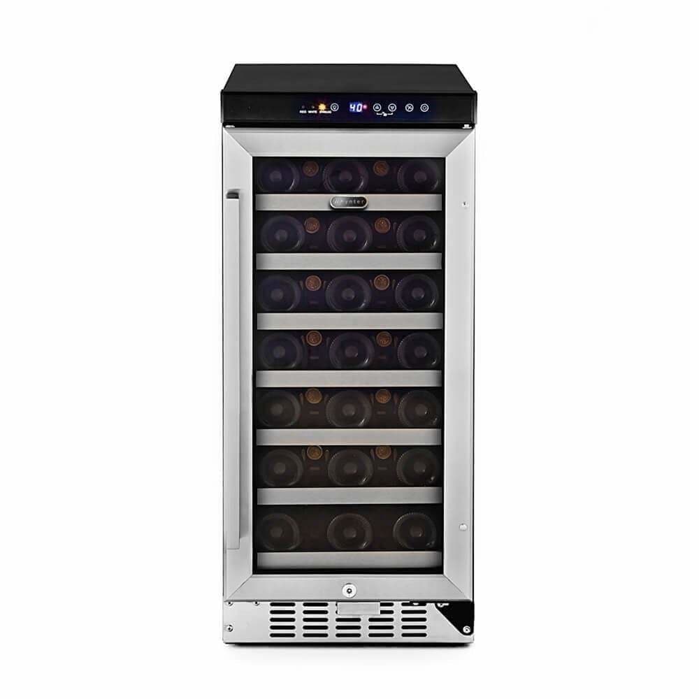Whynter 33 Bottle Compressor Built-In Wine Refrigerator BWR-33SD I Luxury Appliances Direct