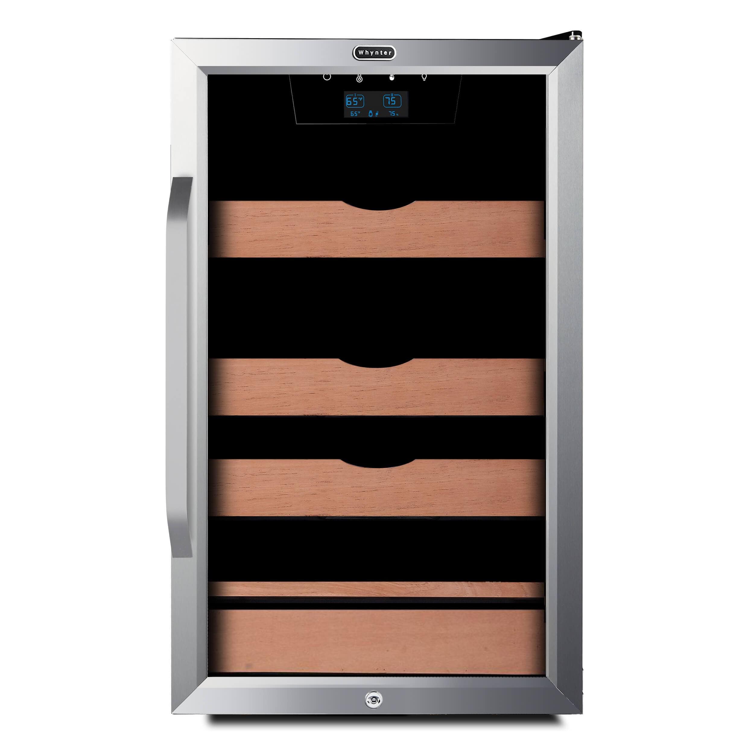 Whynter 4.2 cu.ft. Cigar Cabinet Cooler Humidor CHC-421HC I Luxury Appliances Direct