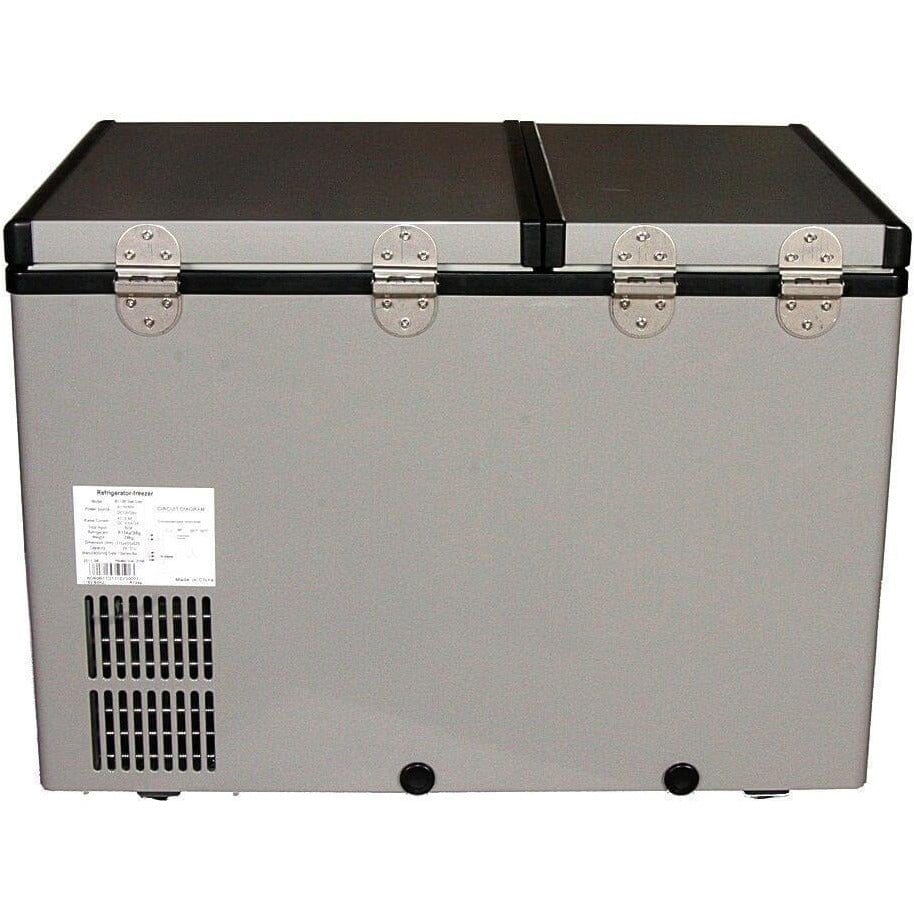 Whynter 62 Quart Dual Zone Portable Fridge/Freezer FM-62DZ I Luxury Appliances Direct